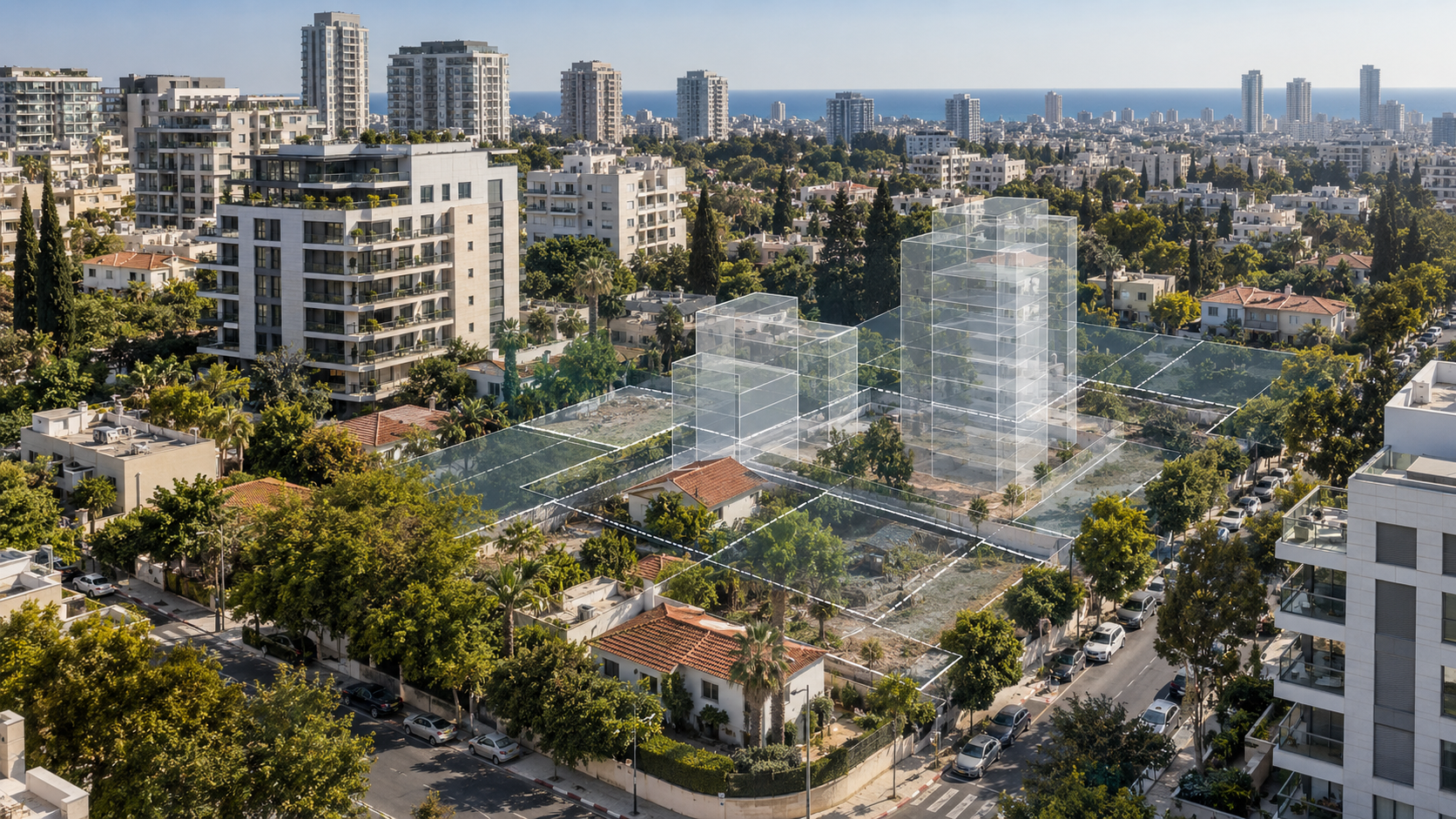 תכנון ובנייה, זכויות בנייה ואיחוד וחלוקה במקרקעין