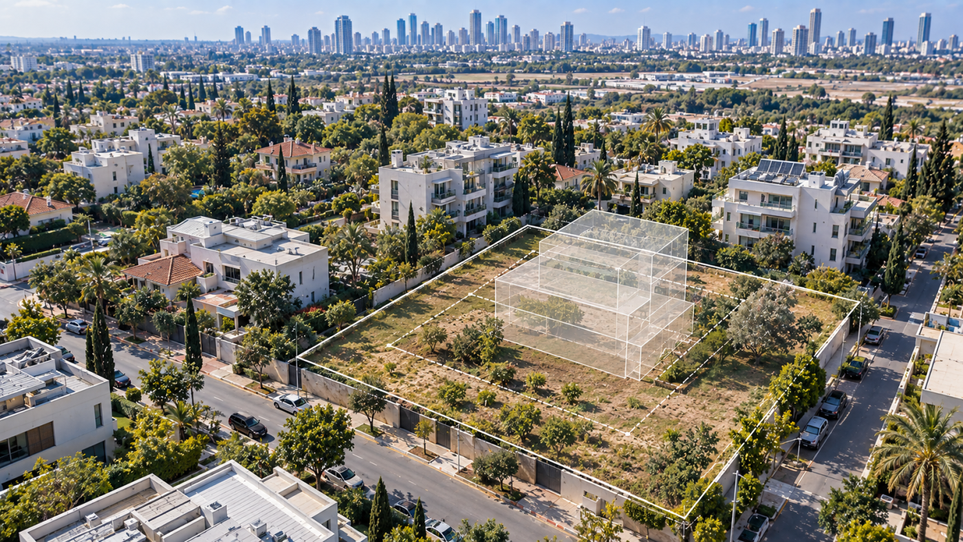 הערכת שווי קרקע ומגרש תוך בחינת זכויות הבנייה והמצב התכנוני